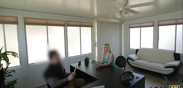  LOAN4K. Girl has no choice and gives herself to naughty manager